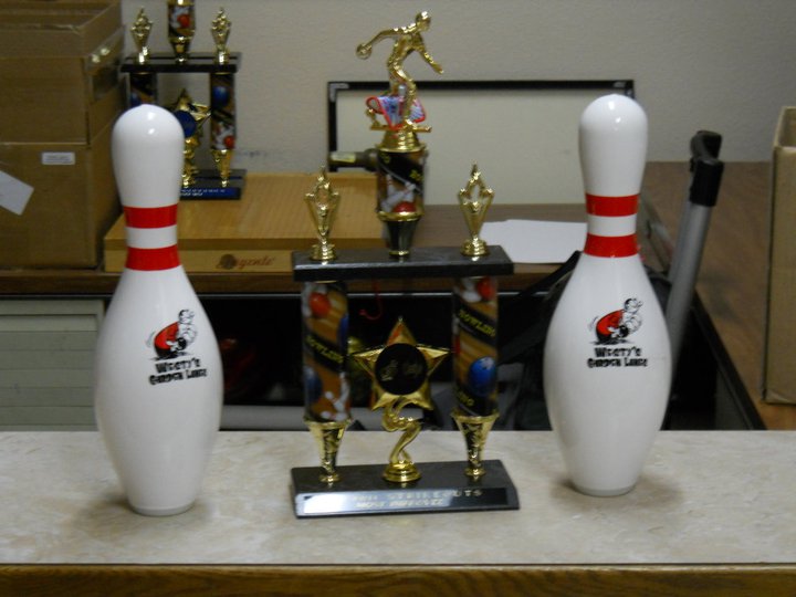 pins and trophy